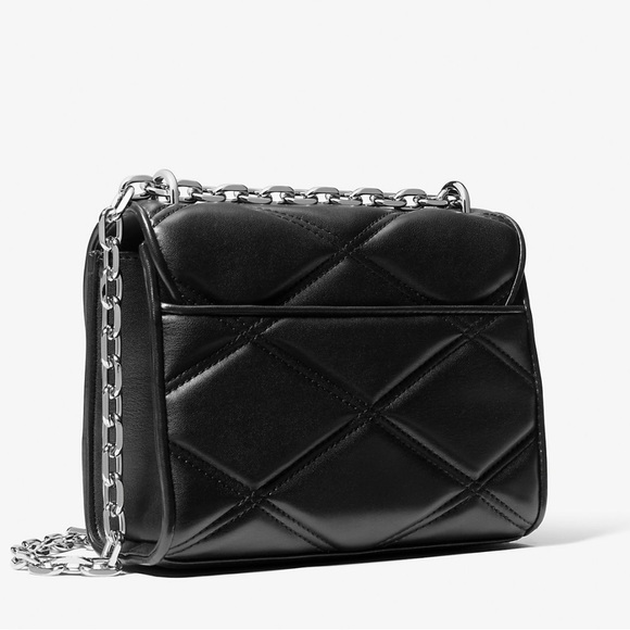 NWT Michael Kors Serena Small Quilted Crossbody Bag - Picture 3 of 4